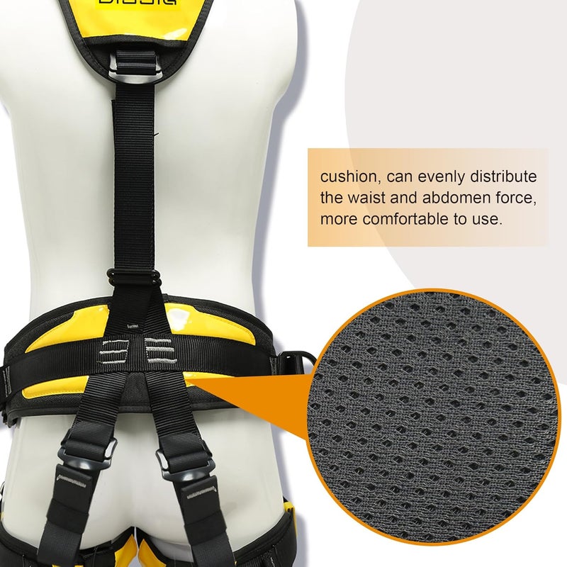 DIJJIG Climbing belts, Thicken Professional Half Body Safety Belt Climbing Gear for Tree Climbing, Fire Rescue, Rappelling and Other Outdoor Adventure Activities - Image 3